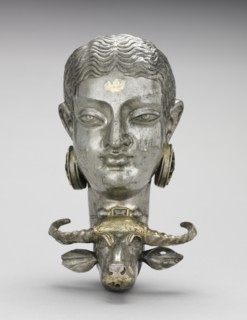 Rhyton: The Buffalo-Slayer Goddess, 500-700. Creator: Unknown.