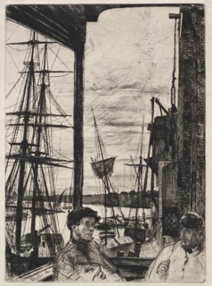 Rotherhite, 1860. Creator: James McNeill Whistler (American, 1834-1903).