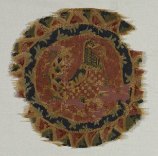 Roundel Fragment: Speckled-Breasted Bird, c. 740 - 760. Creator: Unknown.