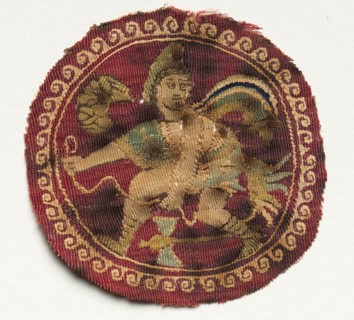 Roundel, Segmentum from a Tunic, mid 600s - mid 700s. Creator: Unknown.
