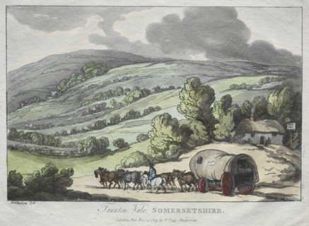 Rowlandson's Sketches from Nature: Taunton Vale, Somersetshire, 1809. Creator: Thomas Rowlandson (British, 1756-1827).