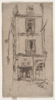 Rue des Bons Enfants, Tours. Creator: James McNeill Whistler (American, 1834-1903).