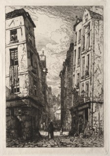 Rue des Marmousets. Creator: Maxime Lalanne (French, 1827-1886).