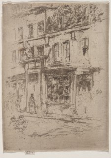 Rue du Buerre, Brussels. Creator: James McNeill Whistler (American, 1834-1903).