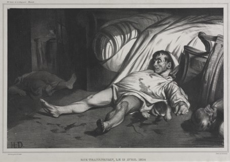 Rue Transnonain, le 15 April, 1834, 1834. Creator: Honoré Daumier (French, 1808-1879).