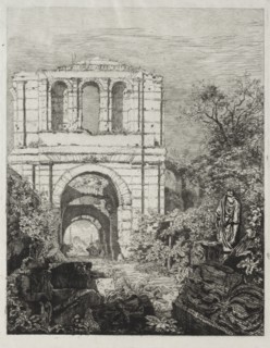 Ruines du Palais Lallien. Creator: Maxime Lalanne (French, 1827-1886).