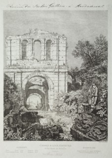 Ruins of the Gallien Palace in Bordeaux, 1866-1868. Creator: Maxime Lalanne (French, 1827-1886); Cadart & Luce, Paris.