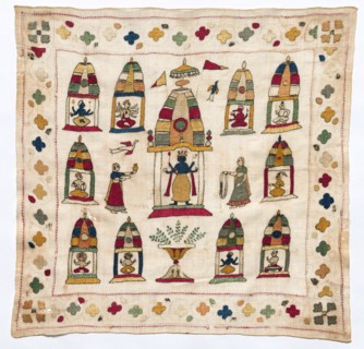 Rumal (Handkerchief), 1700s. Creator: Unknown.