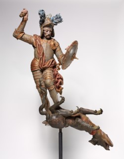 Saint George and the Dragon, late 1600s. Creator: Unknown.