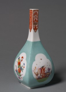 Saki Bottle, c. 1730. Creator: Meissen Porcelain Factory (German); Johann Gregor Herold (German, 1696-1775), probably by.