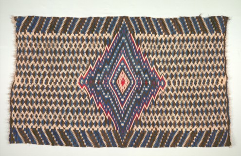 Saltillo Style Blanket/Sarape, c. 1860-1875. Creator: Unknown.