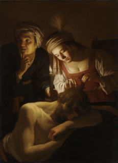 Samson and Delilah, c. 1616. Creator: Gerrit van Honthorst (Dutch, 1590-1656).