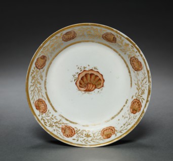 Saucer from Oliver Wolcott, Jr. Tea Service (5 of 6), 1785-1805. Creator: Unknown.
