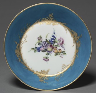 Saucer, 1753. Creator: Vincennes Factory (French); Jean Jacques Siou (French), probably by.
