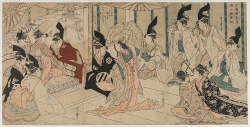 Scene Adapted from the play The Treasury of Loyal Retainers (Chushingura), late 1790s. Creator: Kitagawa Utamaro (Japanese, 1753?-1806).