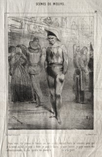 Scènes de moeurs: Voyez vous, cte queuse de Pamela qui me cajole pendant toute la semaine.... Creator: Charles Joseph Traviès de Villers (French, 1804-1859).