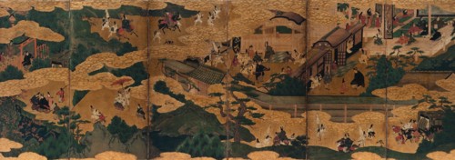 Scenes from the "Tales of Ise", mid-1600s. Creator: Unknown.
