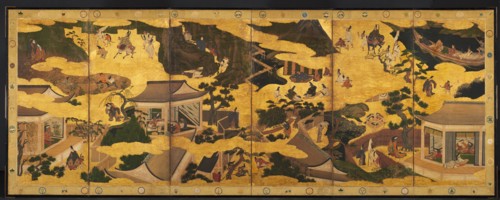 Scenes from the "Tales of Ise", mid-1600s. Creator: Unknown.