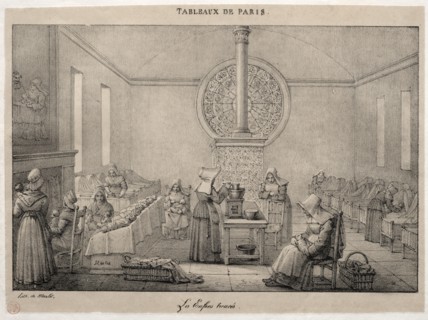 Scenes of Paris: The Foundling Hospital. Creator: Jean Henri Marlet (French, 1770-1847).