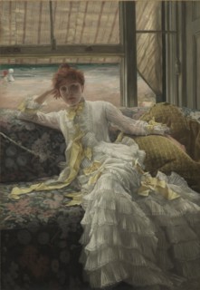Seaside (July: Specimen of a Portrait), 1878. Creator: James Tissot (French, 1836-1902).