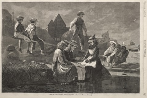 See Saw - Gloucester, Massachusetts, 1874. Creator: Winslow Homer (American, 1836-1910).