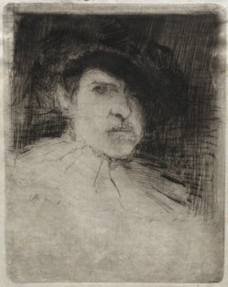 Self-Portrait in Costume, 1880. Creator: Otto H. Bacher (American, 1856-1909).