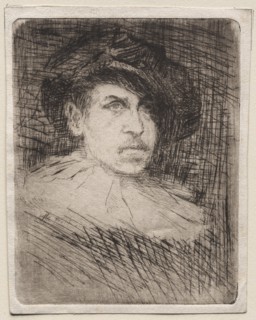 Self-Portrait in Costume, 1880. Creator: Otto H. Bacher (American, 1856-1909).