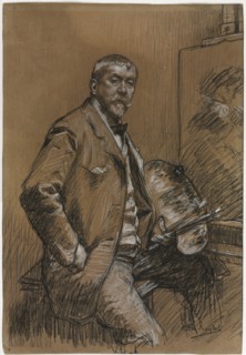Self-Portrait, 1800s-1900s. Creator: Ferdinand Roybet (French, 1840-1920).