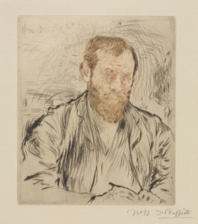 Self-Portrait, 1893. Creator: Jean-François Raffaëlli (French, 1850-1924).