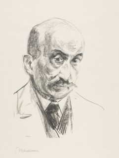 Self-Portrait, 1921. Creator: Max Liebermann (German, 1847-1935).