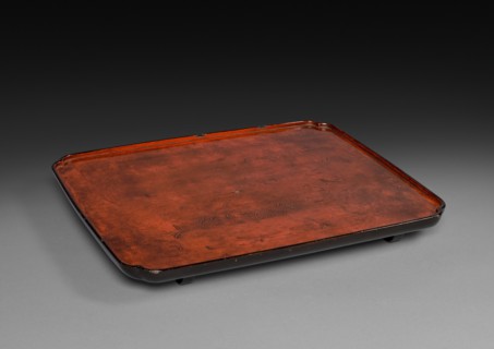 Serving Tray: Negoro Ware, 1300s. Creator: Unknown.