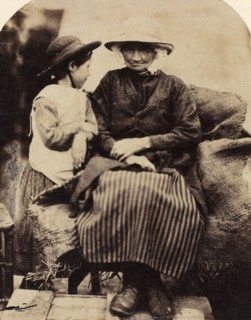 Servants at Rhagatt, Corwen, North Wales, c. 1860. Creator: John Lloyd (British, 1865).