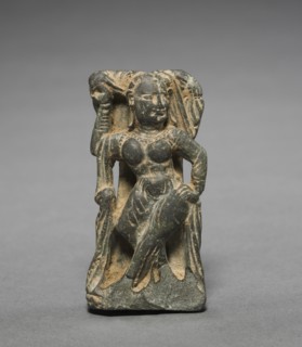 Shalabhanjika (Woman and Tree), 300s-400s. Creator: Unknown.