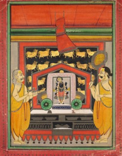 Shri Dvarakanathji of Kankroli (Dubarakanathji), mid-1800s. Creator: Unknown.