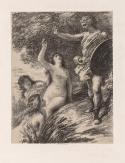 Siegfried and the Daughters of the Rhine, c. 1880. Creator: Henri Fantin-Latour (French, 1836-1904).