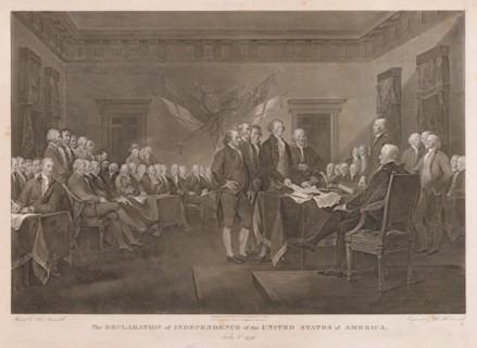 Signing the Declaration of Independence. Creator: Asher Brown Durand (American, 1796-1886).