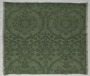 Silk Damask Textile, 1450-1599. Creator: Unknown.