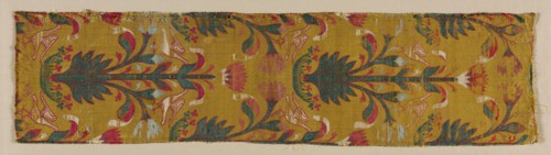 Silk Fragment, 15th century. Creator: Unknown.