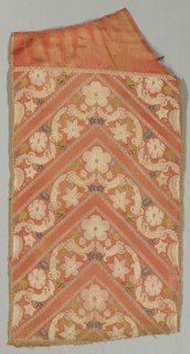 Silk Fragment, 18th century. Creator: Unknown.