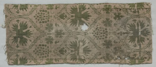 Silk Fragment, c. 1360s-1380s. Creator: Unknown.