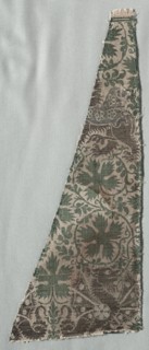 Silk Fragments, 1350-1399. Creator: Unknown.