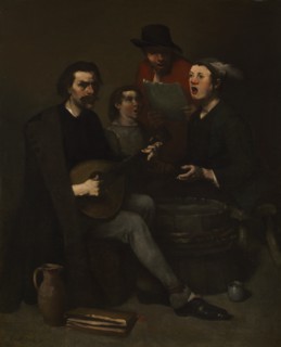 Singers, 1863-1868. Creator: Théodule Ribot (French, 1823-1891).