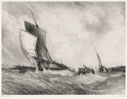 Six Marines: Return to Port, 1833. Creator: Eugène Isabey (French, 1803-1886); Morlot, Paris and McLean.