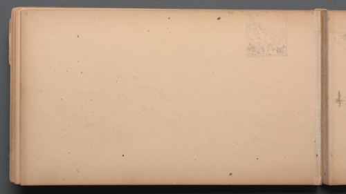 Sketchbook, page 17: Dixville Notch, Maine, 1859. Creator: Sanford Robinson Gifford (American, 1823-1880).