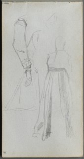 Sketchbook, page 31: Study of Figures. Creator: Ernest Meissonier (French, 1815-1891).