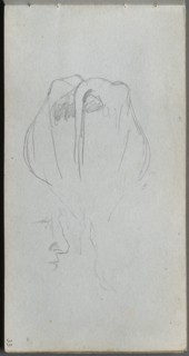 Sketchbook, page 33: Study of a Cow from Behind and Profile Study. Creator: Ernest Meissonier (French, 1815-1891).