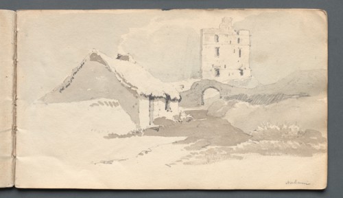 Sketchbook: Norham, 1814. Creator: Samuel Prout (British, 1783-1852).