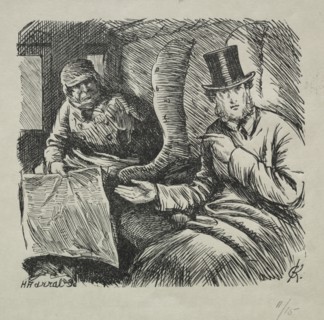 Smoking Strictly Prohibited, 1868. Creator: Charles Samuel Keene (British, 1823-1891).