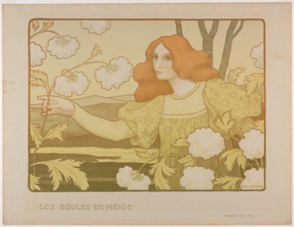 Snowballs, c. 1900. Creator: Paul Berthon (French, 1872-1909); Chaix.