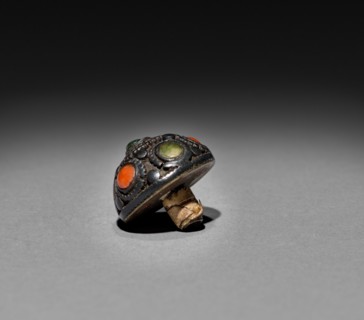 Snuff Bottle (stopper), 1644-1912. Creator: Unknown.